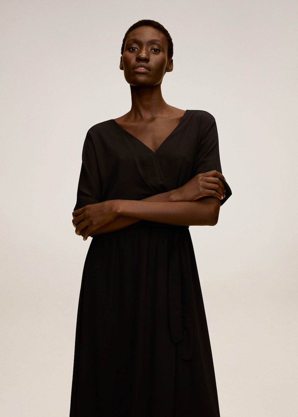 Wrapped gown