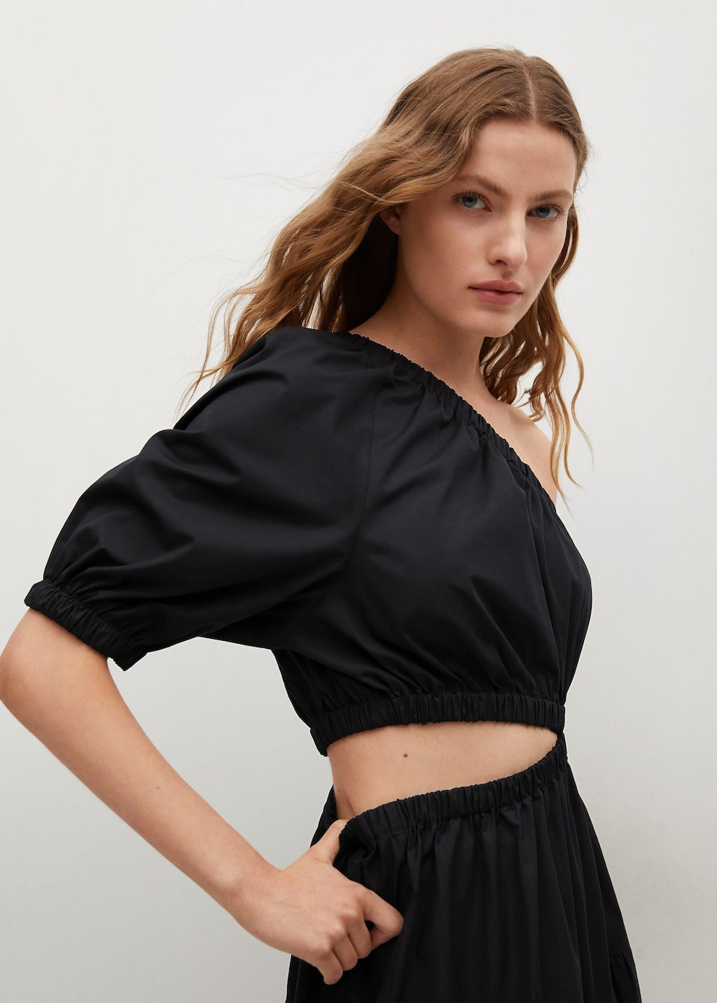 Vent cotton dress