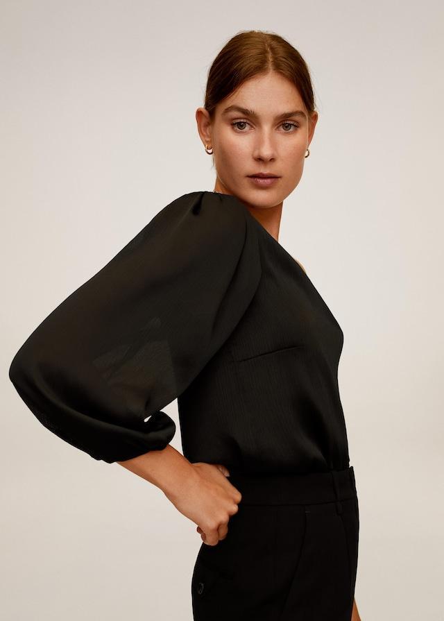 Puff sleeve top