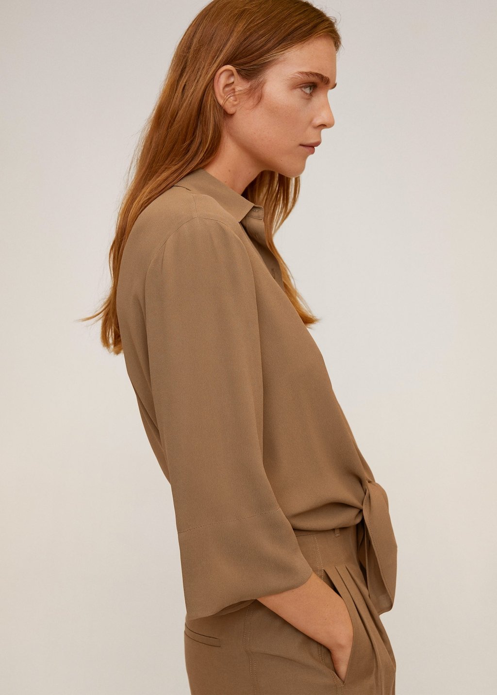 Pocket flowy shirt