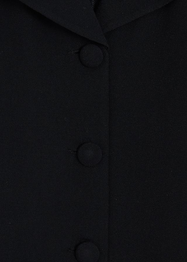 Wide lapel blouse