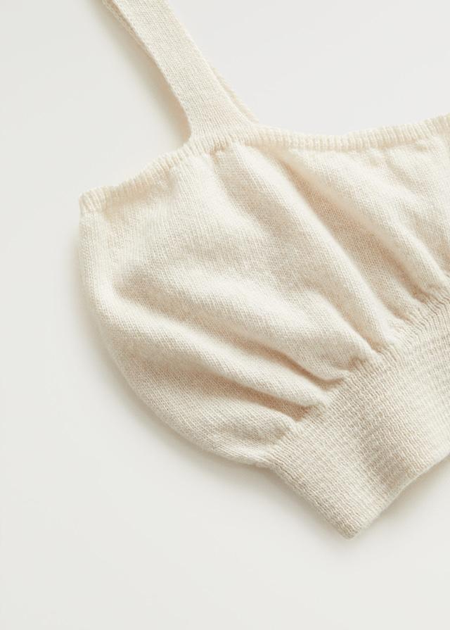 Wool knit top
