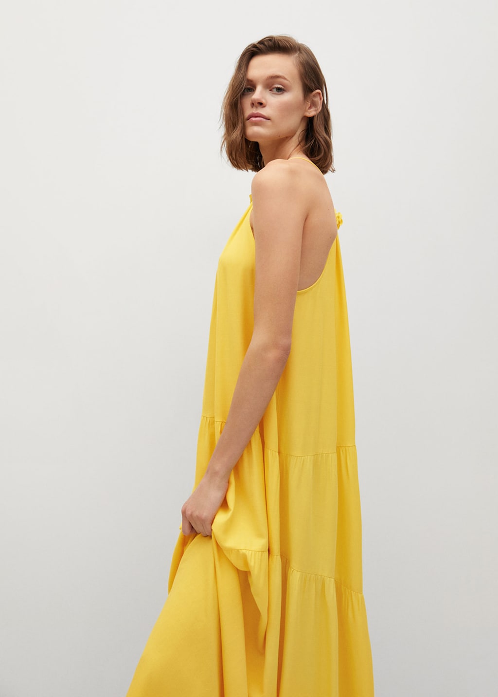 Flowy ruffled dress