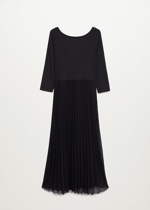 Pleated skirt dress