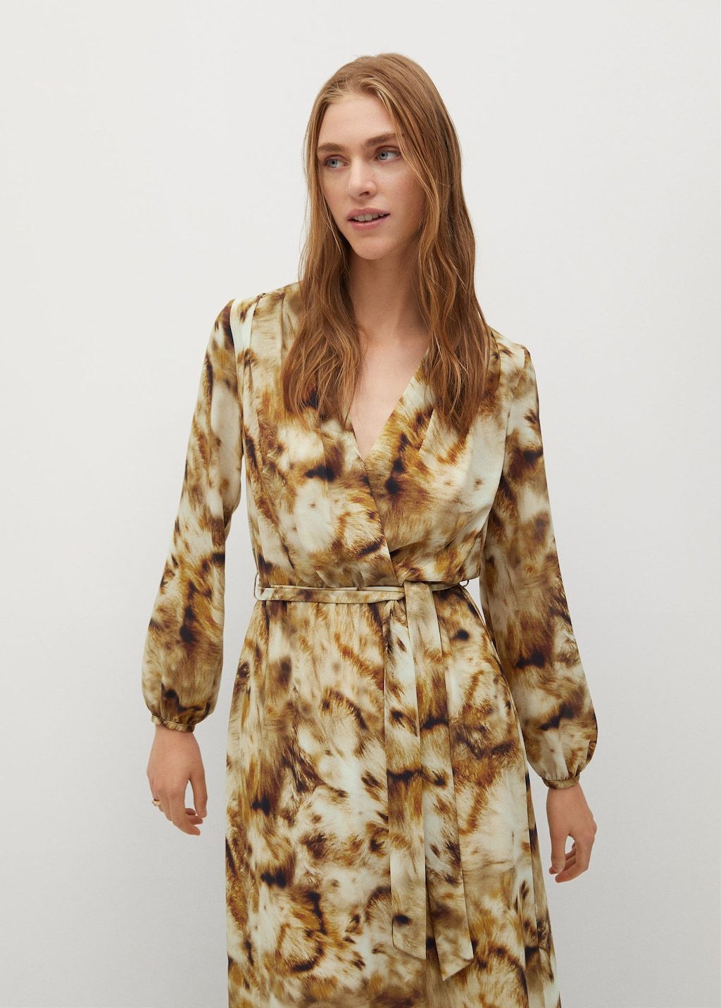Animal print dress