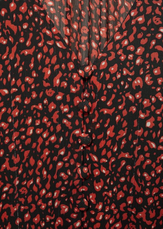 Flowy printed dress