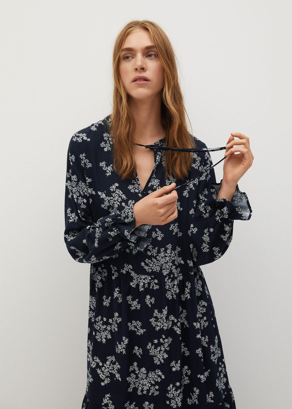 Printed long dress