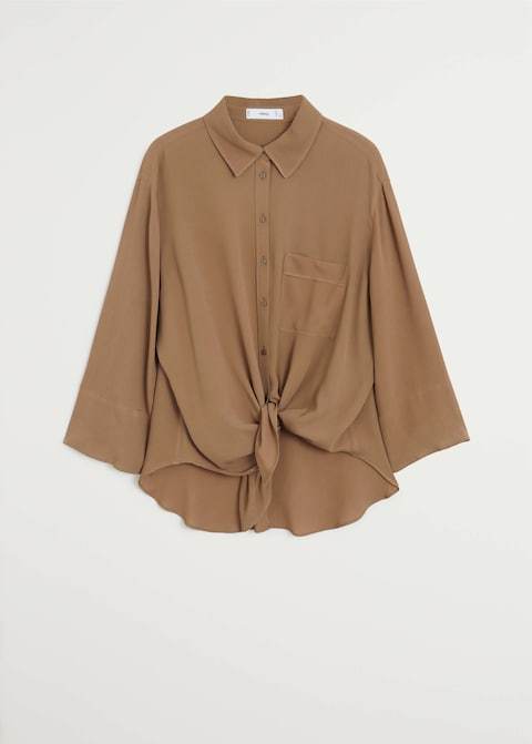 Pocket flowy shirt