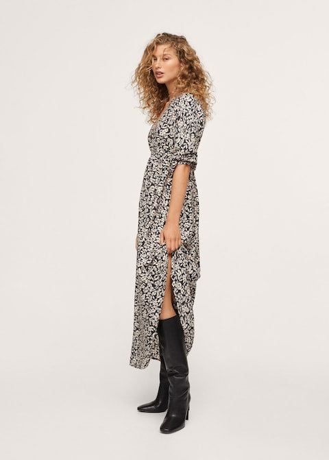 Floral print dress