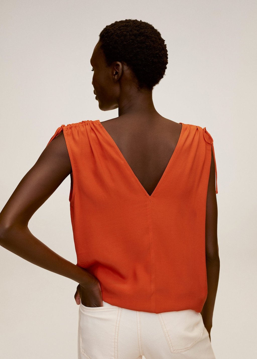 Ruched detail top