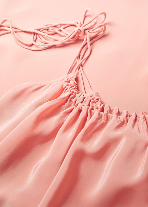 Ruched straps dress