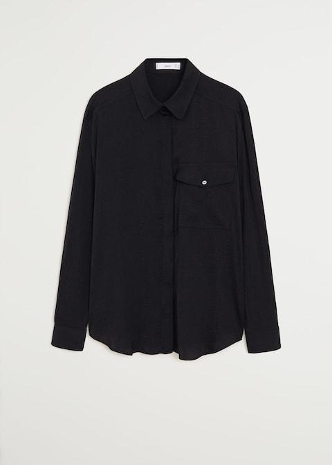 Flowy pocket blouse