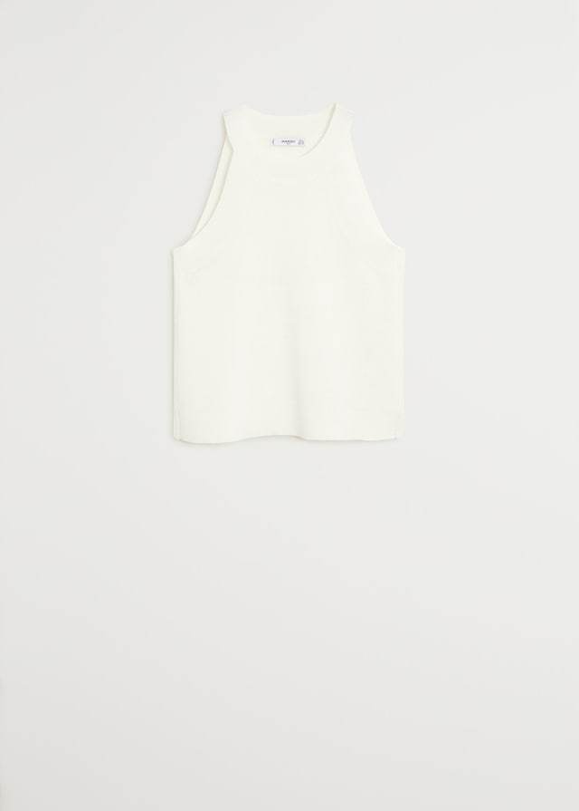 Knit halter top