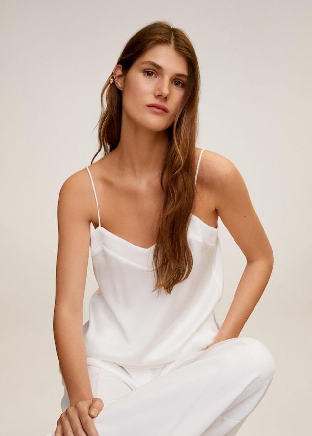 Satin top