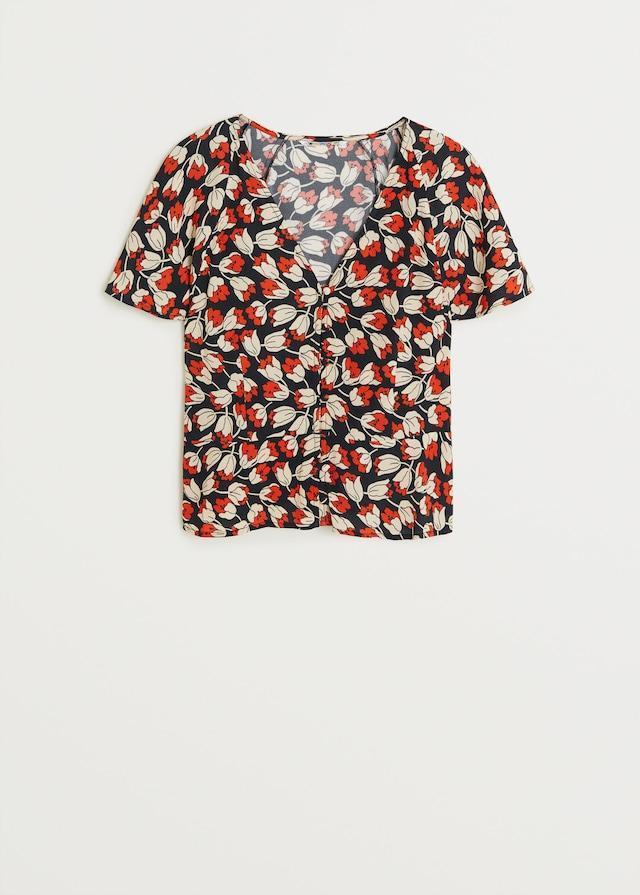 Floral print blouse