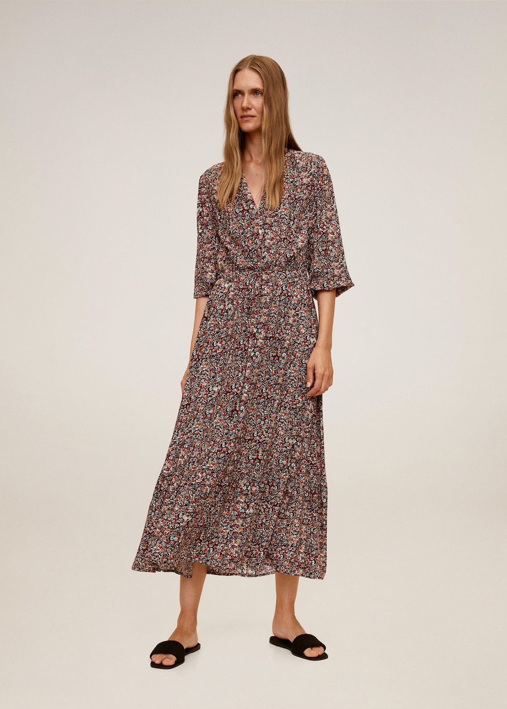 Floral print dress
