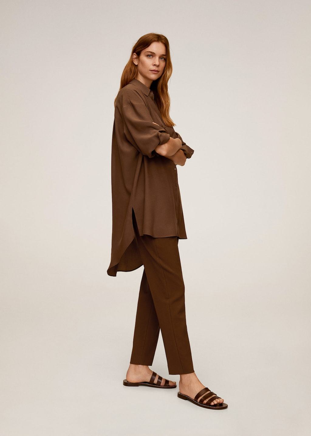 Oversize flowy shirt