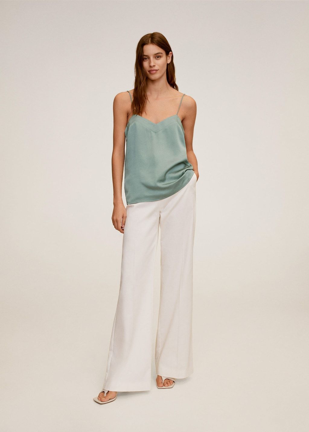 Satin top