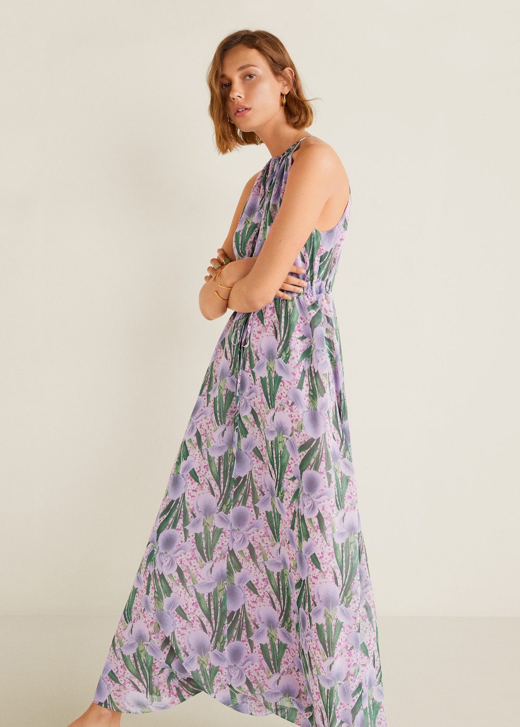 Ribbons long dress
