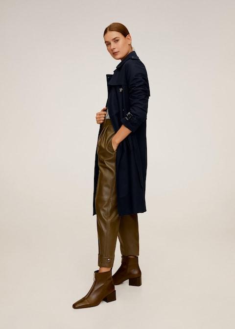 Classic cotton trench coat