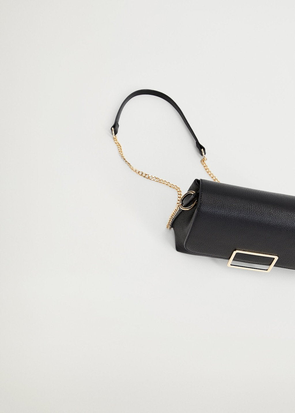 Buckled flap bag