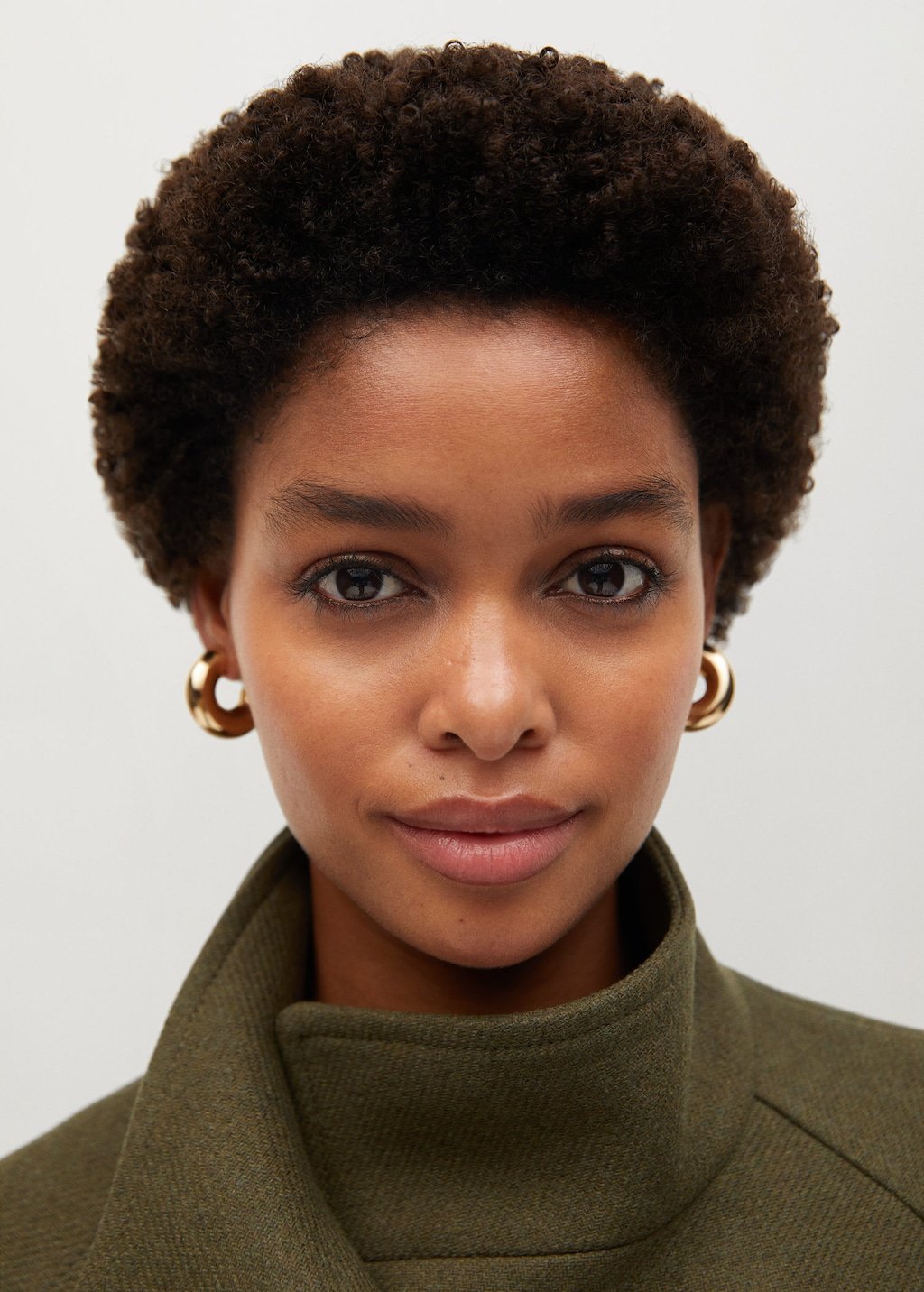 Belted wool coat